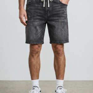 bottom shorts charcoal front