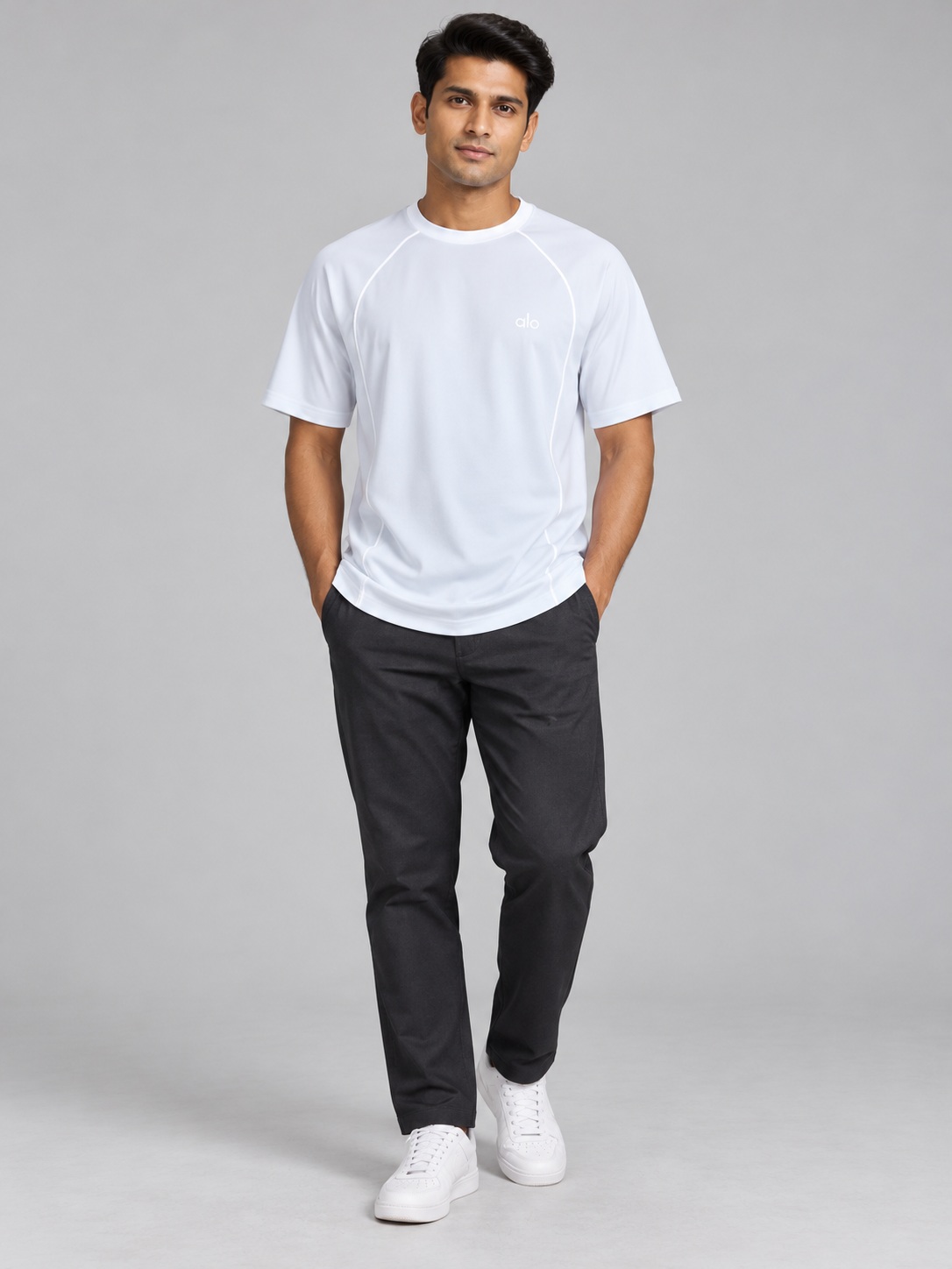 piping tee 08 front SnapCap Curved-Piping Raglan T-Shirt piping tee 08 front