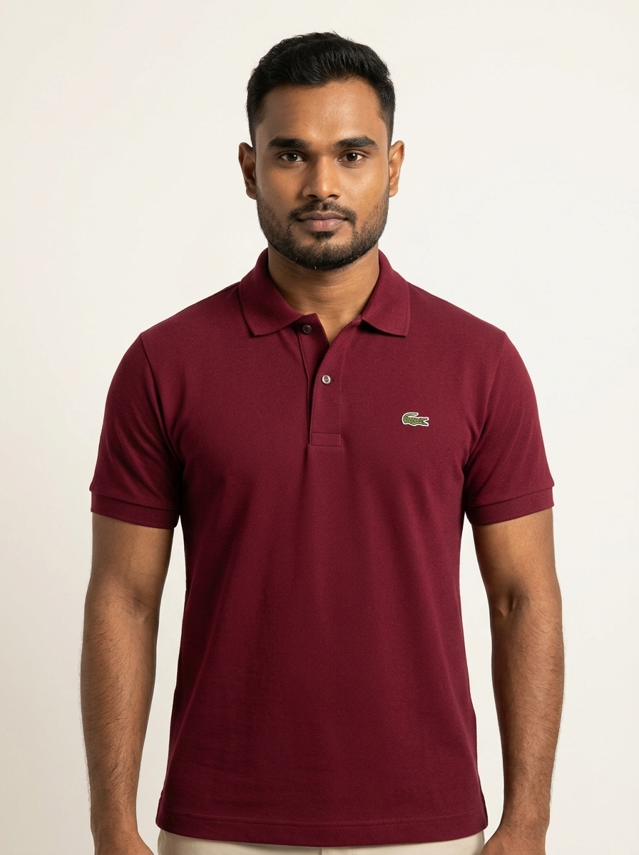 top polo burgundy front top polo burgundy front