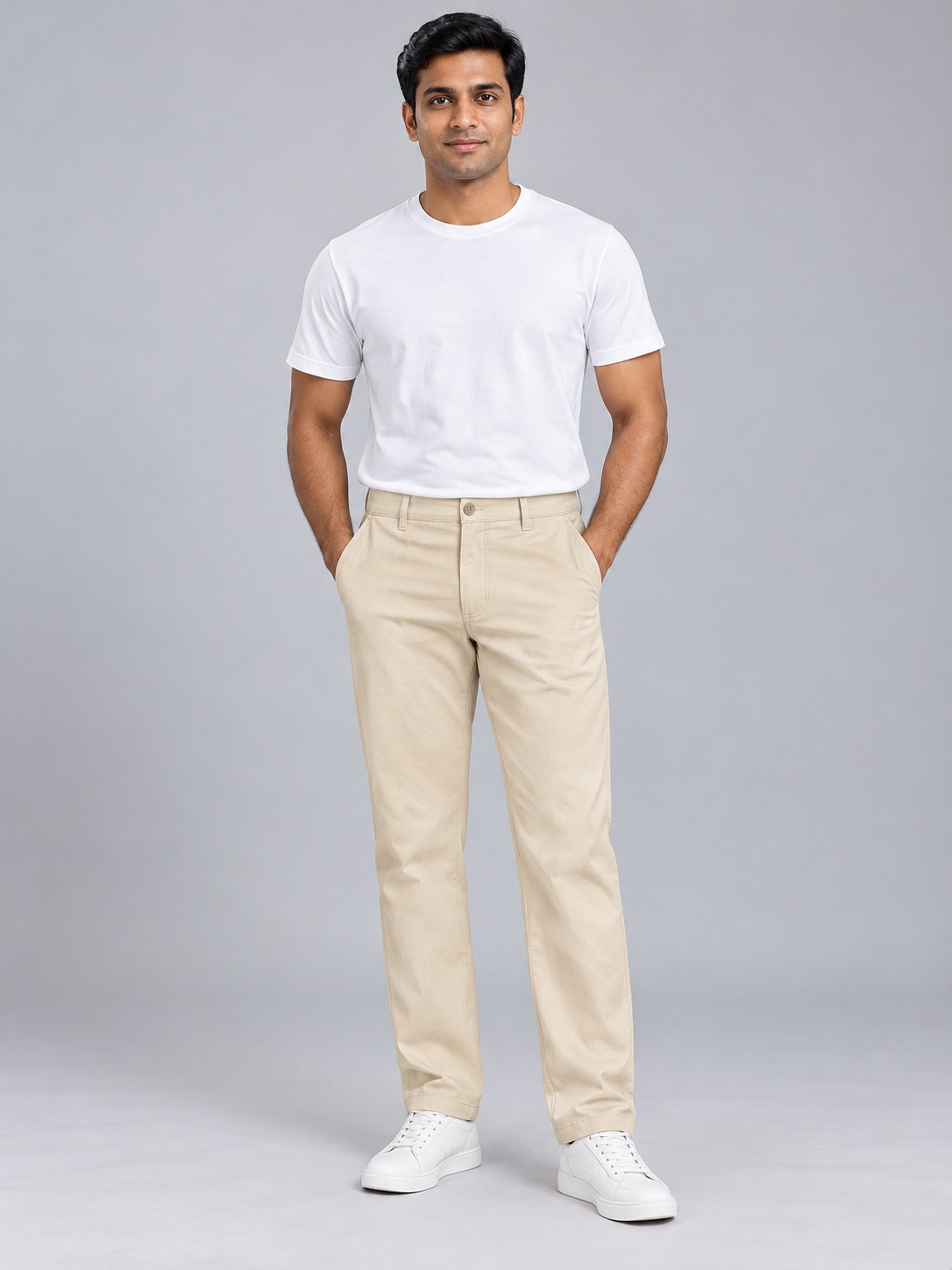 trousers 01 front SnapCap Straight-Leg Everyday Trousers trousers 01 front
