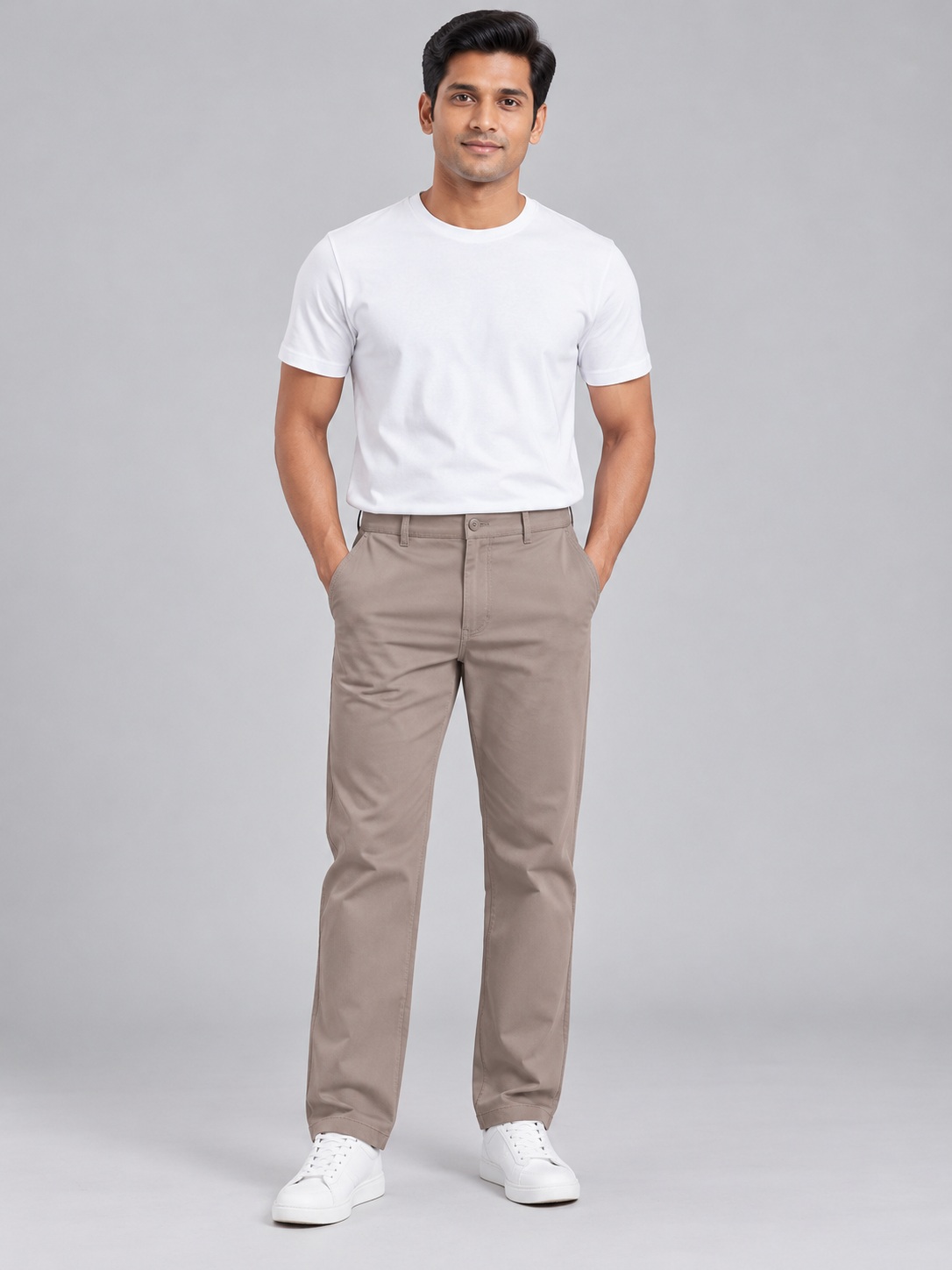 trousers 02 front SnapCap Straight-Leg Everyday Trousers trousers 02 front