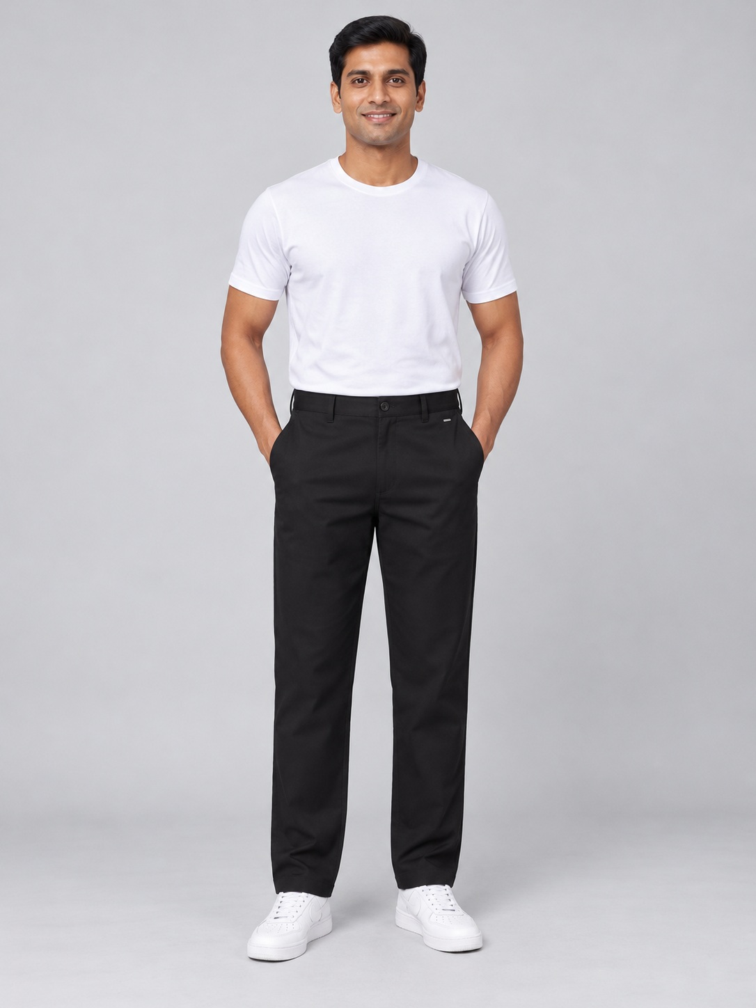 trousers 03 front SnapCap Straight-Leg Everyday Trousers trousers 03 front