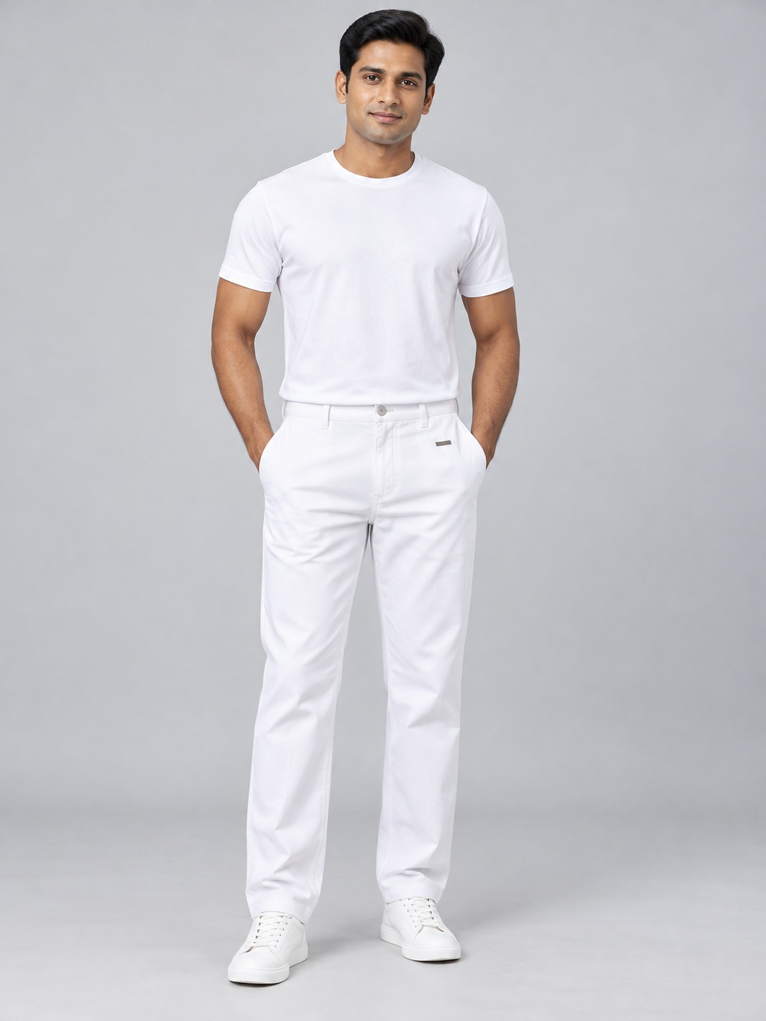 trousers 04 front SnapCap Straight-Leg Everyday Trousers trousers 04 front