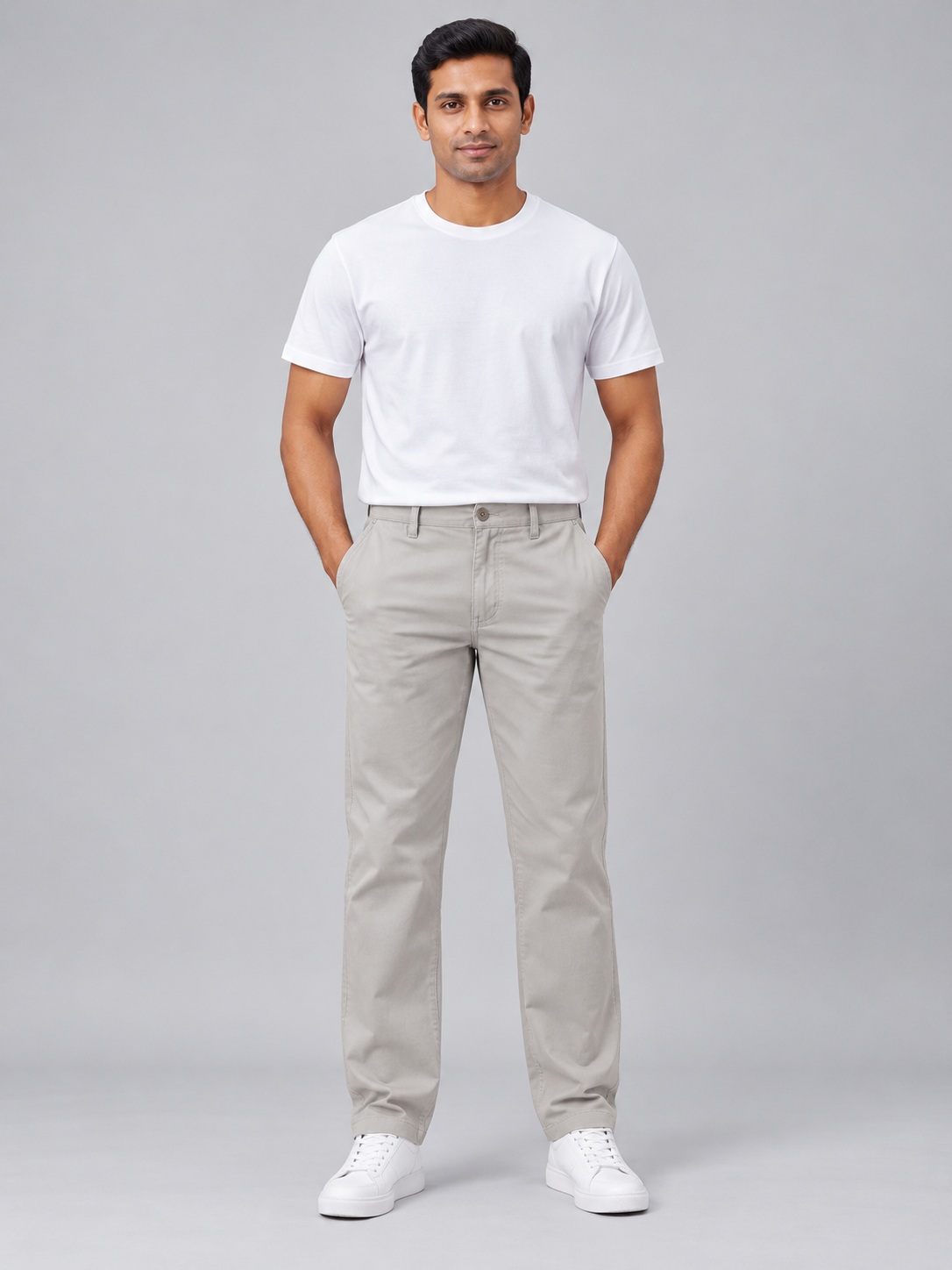 trousers 06 front SnapCap Straight-Leg Everyday Trousers trousers 06 front